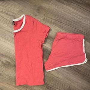 Coral Jcrew PJs